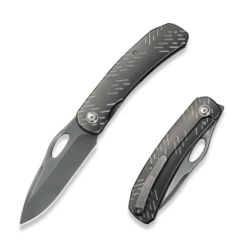 Nóż składany WeKnife Inmate Gray Titanium, Polished Gray (WE23096B-4)