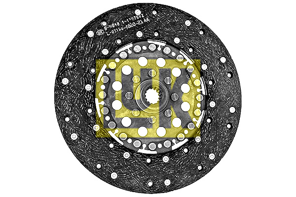 TARCZA SPRZĘGŁA ORGANICZNA JOHN DEERE 1020 1030 1030CU 1030VU 1035 Producent części LuK