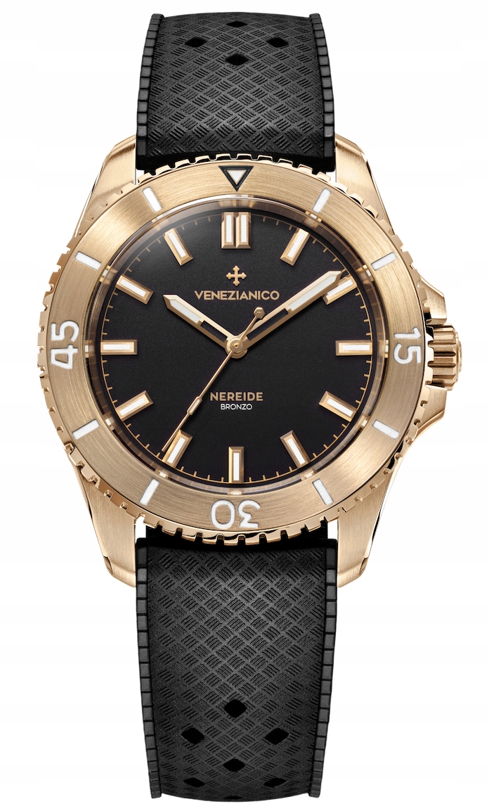 Nové Originální Pánské Hodinky Venezianico 3121555 Nereide Bronzo 39 Nero