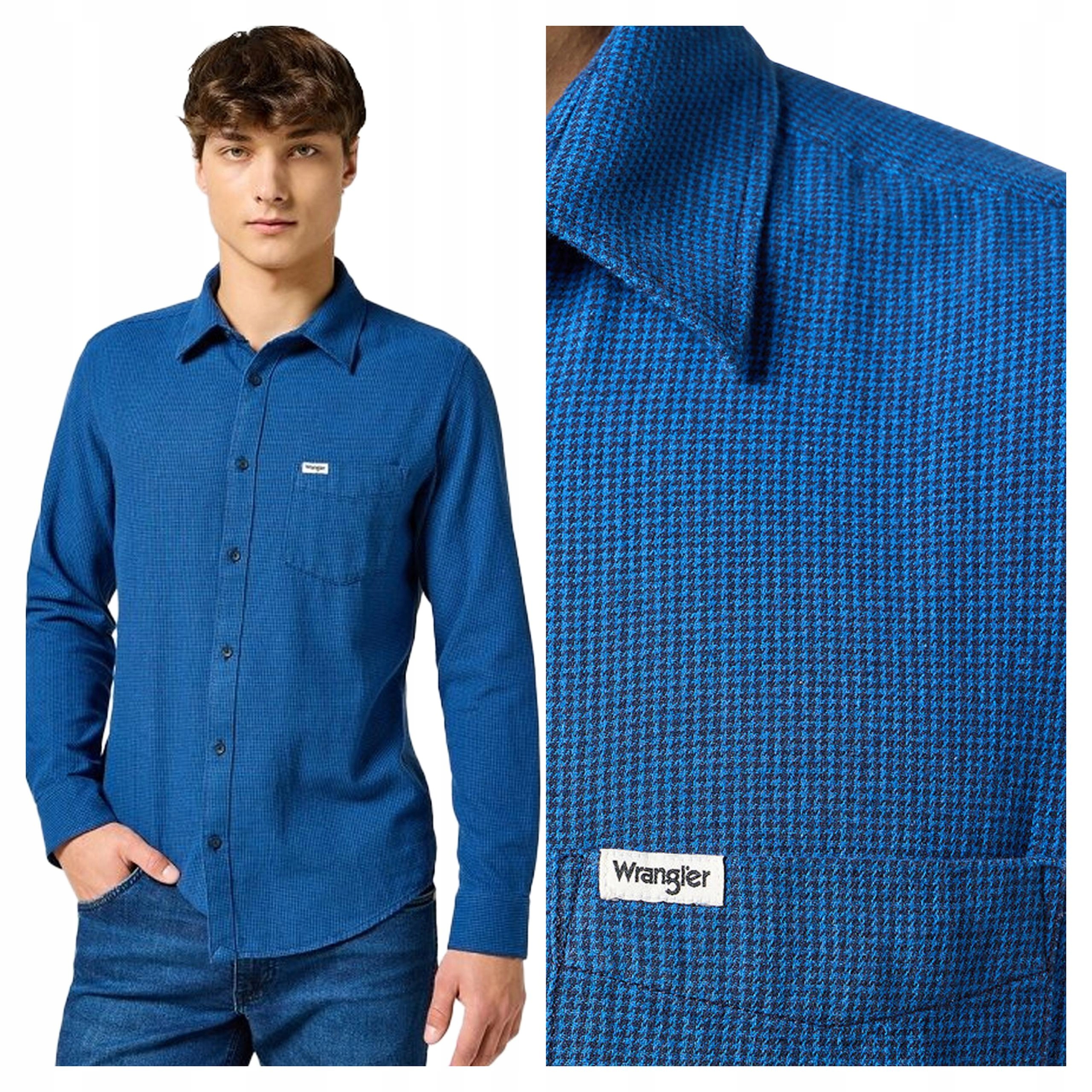 Pánská košile Wrangler 1 Pkt Flannel Shirt S
