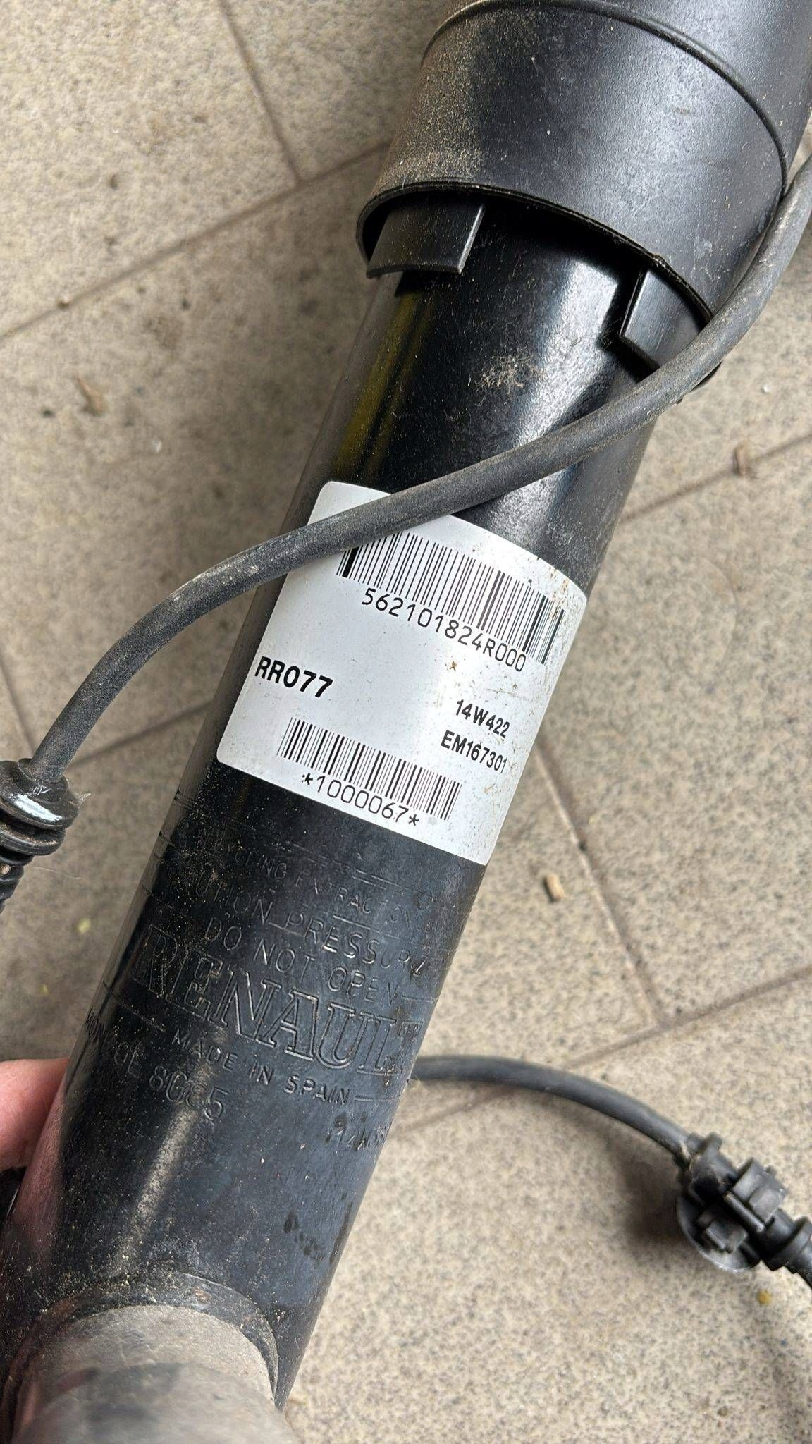 shock absorber rear Renault Espace V (RFC) 562101824R