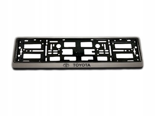 RAMKA Z NAPISEM TOYOTA POD REJESTRACJĘ Z ZAWIASEM