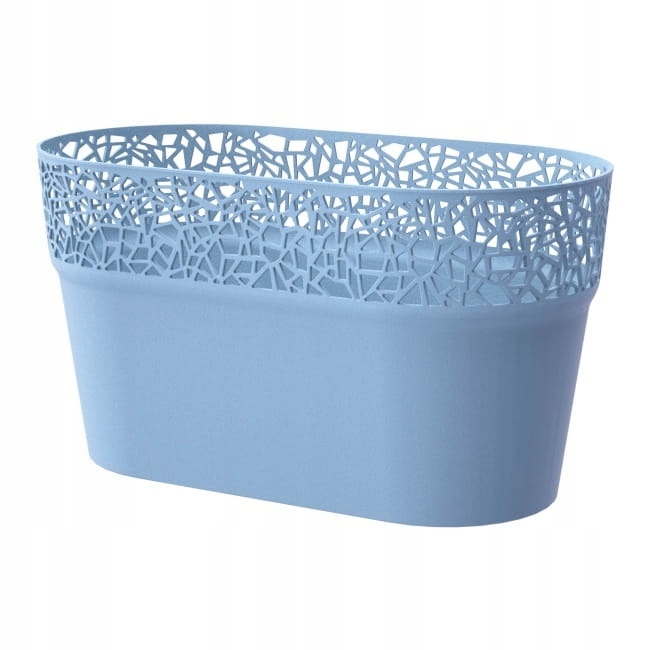 DONICA DONICZKA OSŁONKA PODŁUŻNA OWALNA DEKORACYJNA LODOWY SZARY 27,5 cm