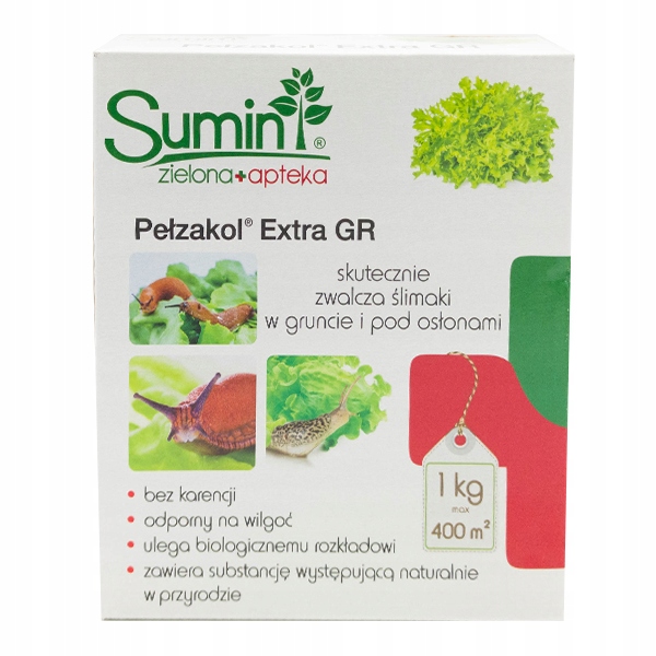 

Sumin przeciwko ślimakom Pełzakol Extra Gr 1kg