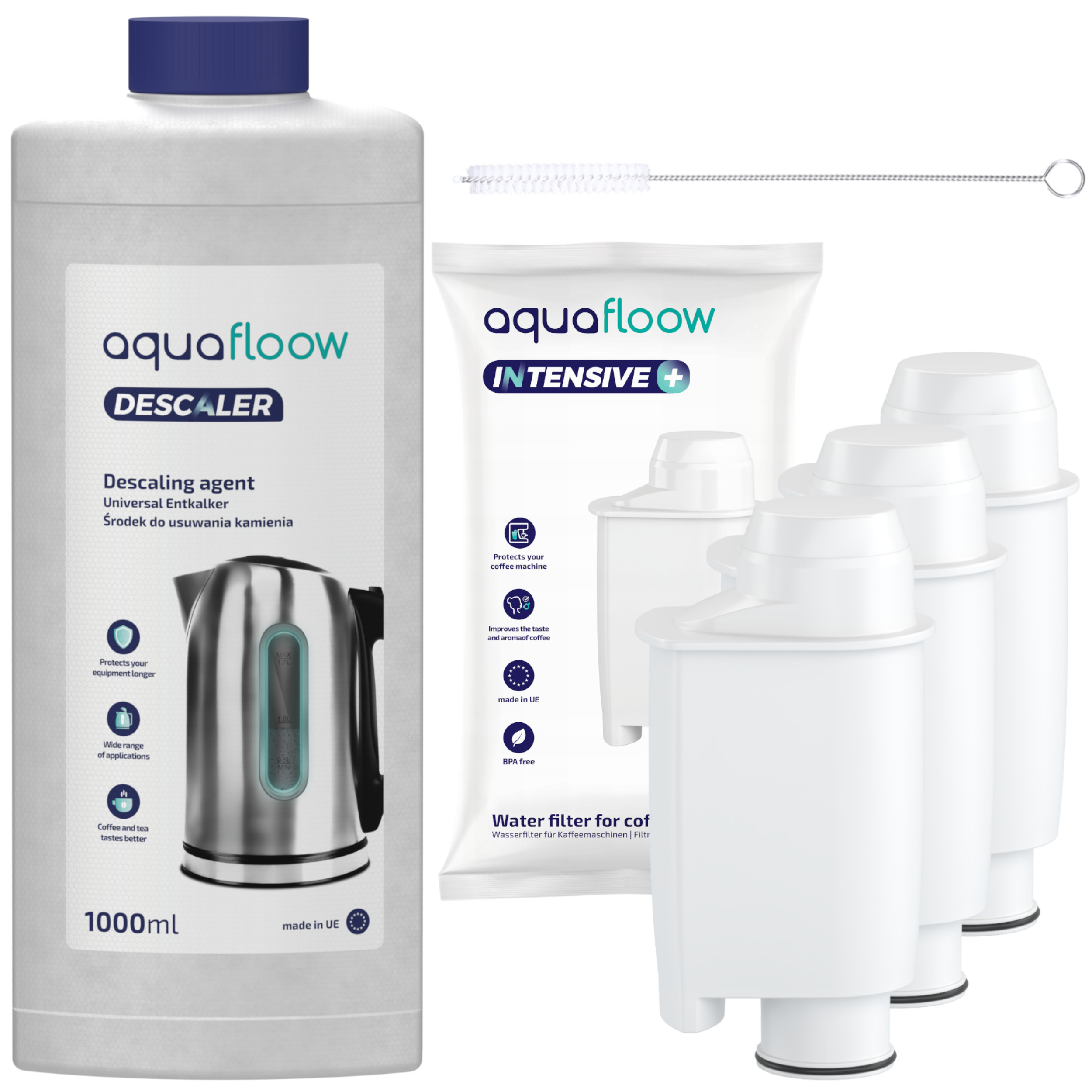 

3x Filtr 1x Odkamieniacz 1000 ml do Saeco Philips