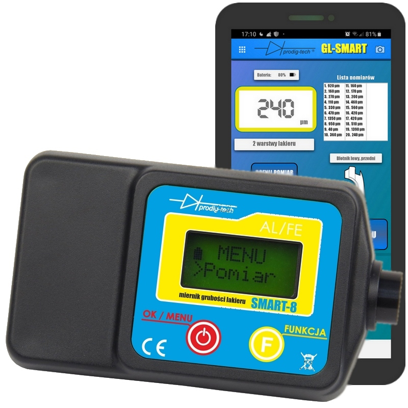 Merač hrúbky laku GL-SMART-8