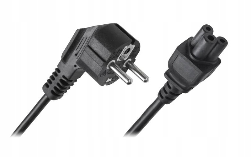 

Przewód kabel zasilający laptopa koniczynka