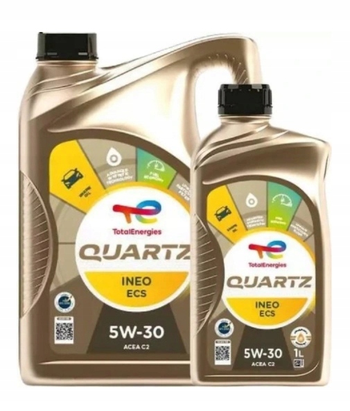 Olej silnikowy Total Quartz Ineo Ecs 5W30 6L Zawieszka Serwisowa