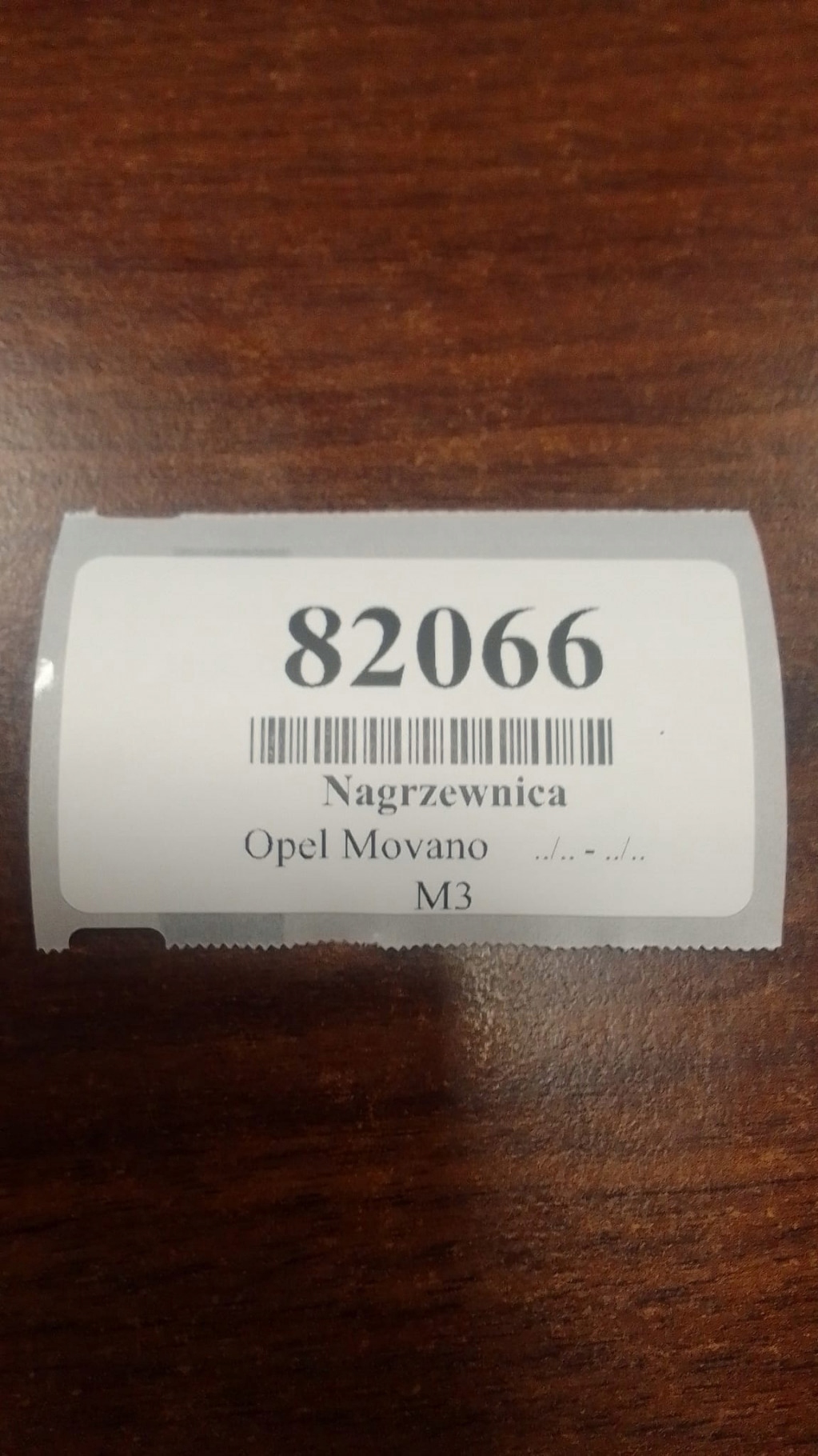 OPEL MOVANO ohřívač