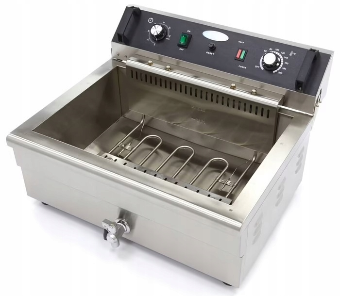 Frytownica Elektryczna Smażalnik 20L 4500W Kosz 48x28x10cm Maxima 09365020