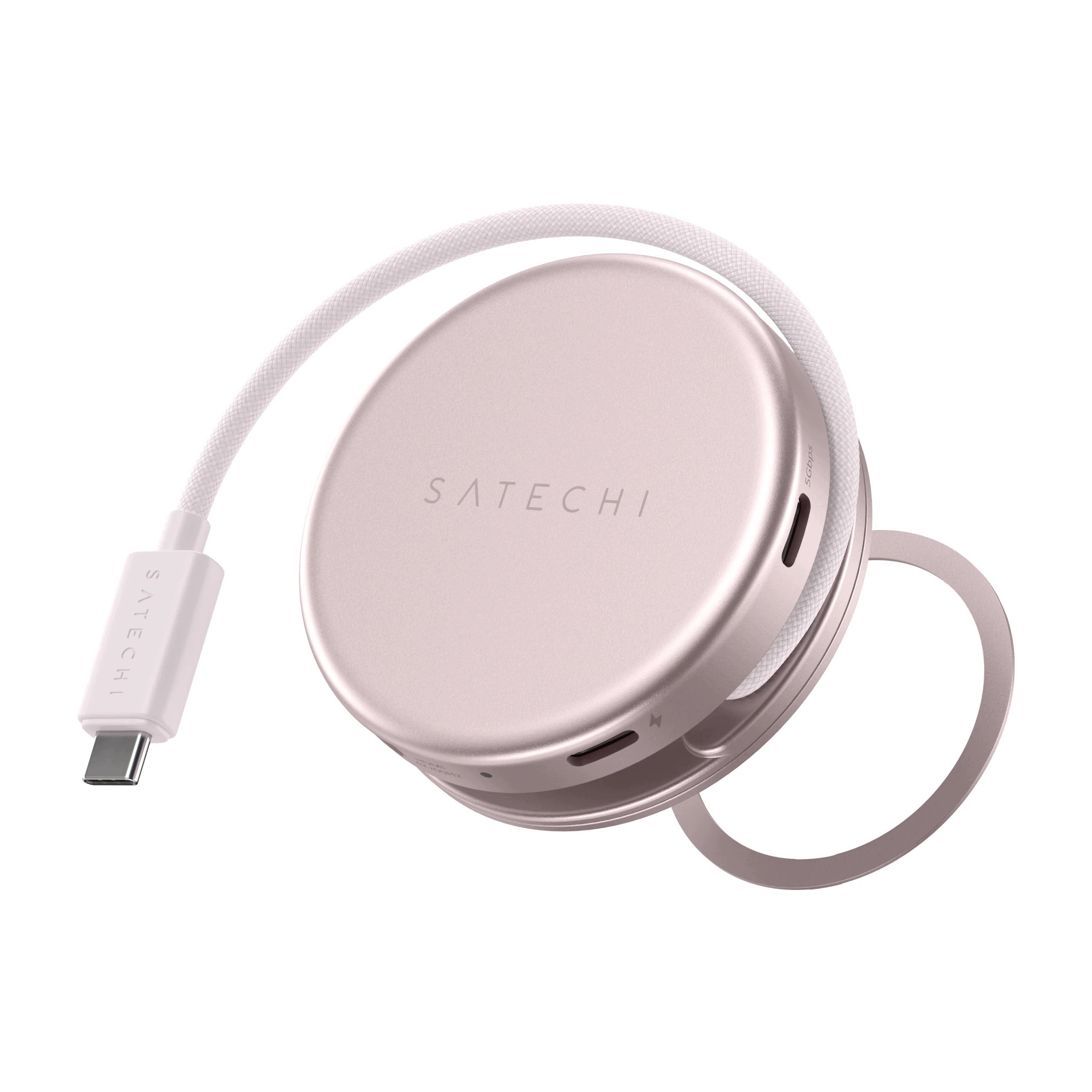 Hub pro Macbook Neo Air Pro M5 Satechi OntheGo 5-in-1 Multiport Adapter