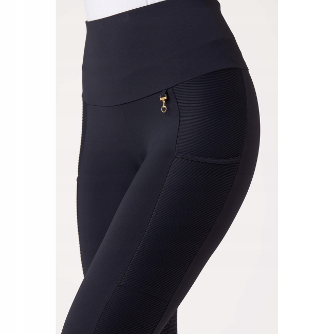 Damskie legginsy Horze Mathild lejem silikonowy 38 Kolor niebieski