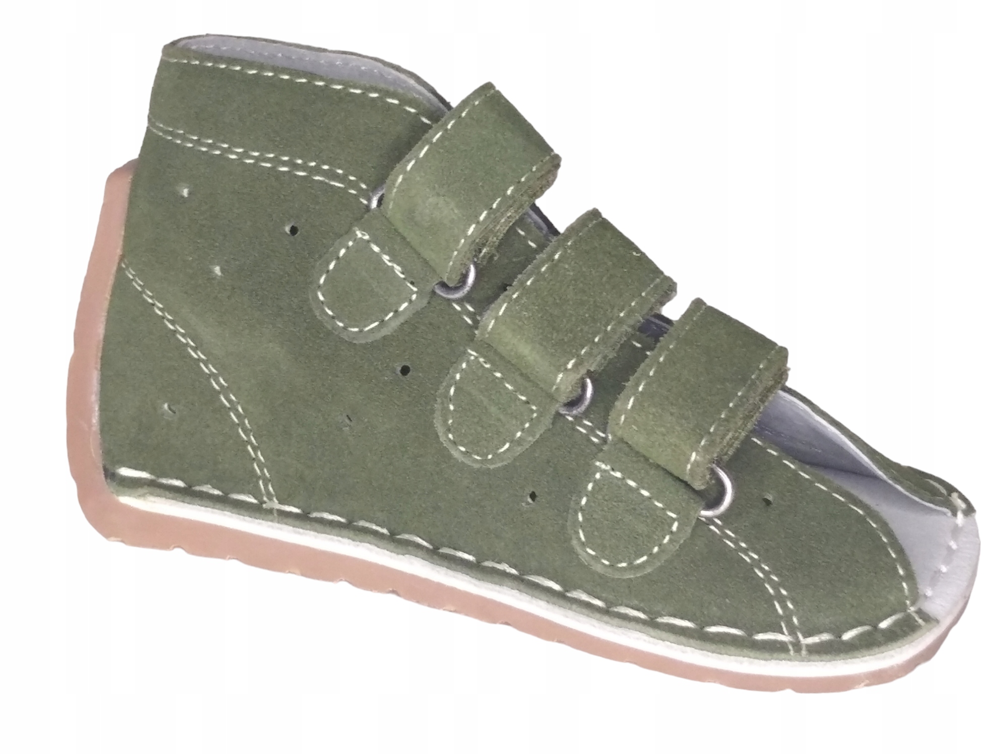 BUTY SANDAŁY KAPCIE DZIECIĘCE PROFILAKTYCZNE NA TRZY RZEPY DR FABIO roz. 25