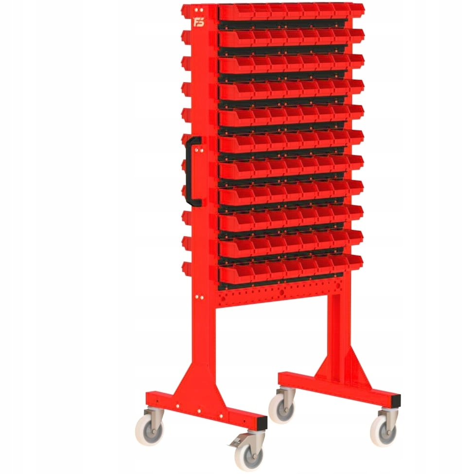 ST 70-22-P1 Stojak Narzędziowy w zestawie z listwa Kolor czerwony