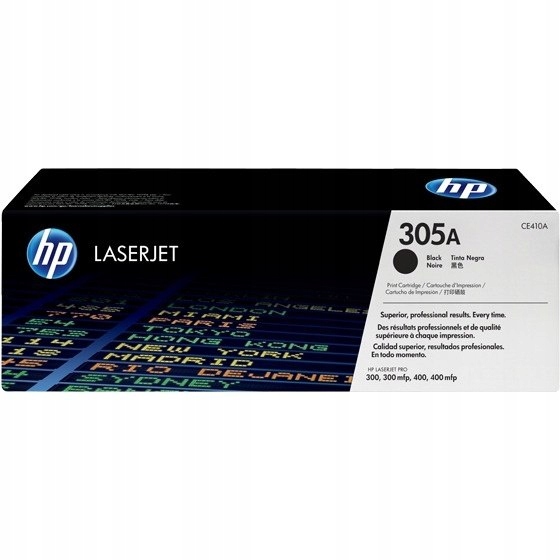Toner Hp 305A (CE410A) čierny 2200 str LaserJet Pro300Color400Color