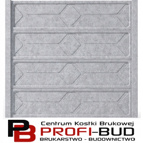 KOPERTA płyta betonowa 213x50x4cm ogrodzenie Śląsk bloczek