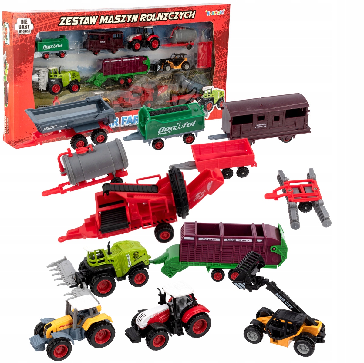 

Ciągnik Traktor Maszyny Rolnicze Zestaw farmer