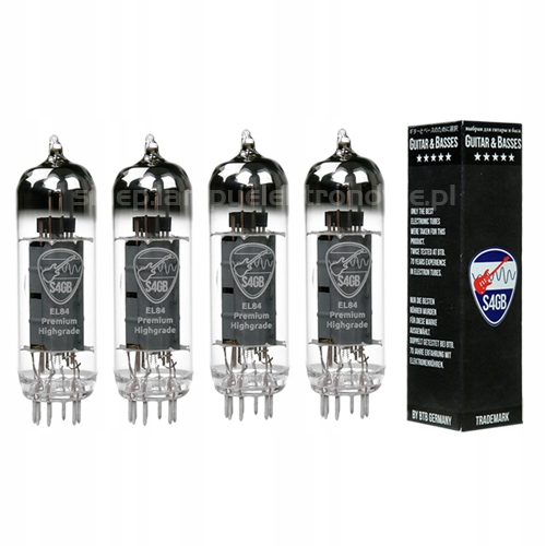 EL84 6BQ5 Premium S4GB 4 ks vybraná štvorec