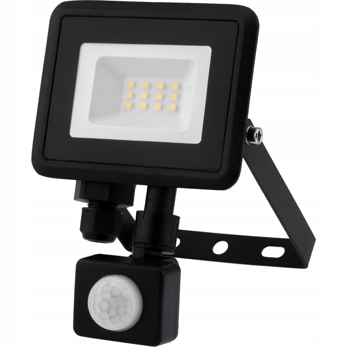 Naświetlacz LED Halogen Reflektor Lampa 10W 850lm 4000K IP65 Czujnik Ruchu Marka NNLED