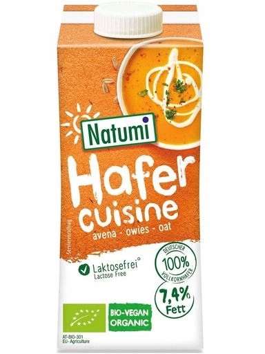 Levně 8 x Natumi Zahuštěný ovesný produkt pro vaření a pečení Bio 200 ml