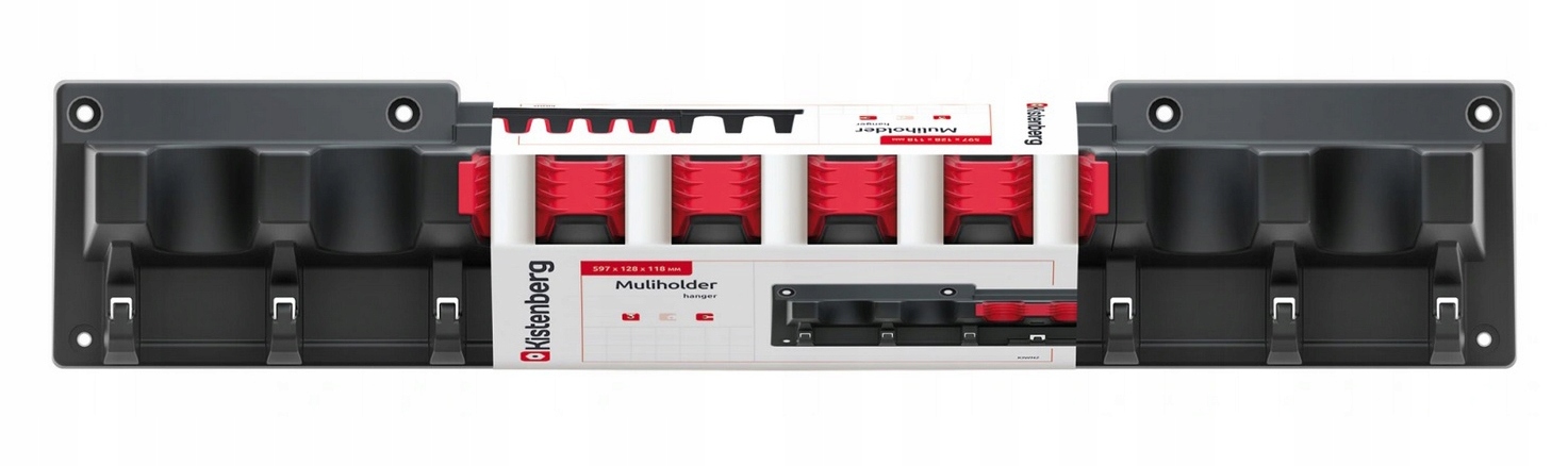 Wieszak na narzędzia Uchwyt wieszak na narzędzia SUPER PRODUKT 9 PRZEGRÓD Rodzaj szyna