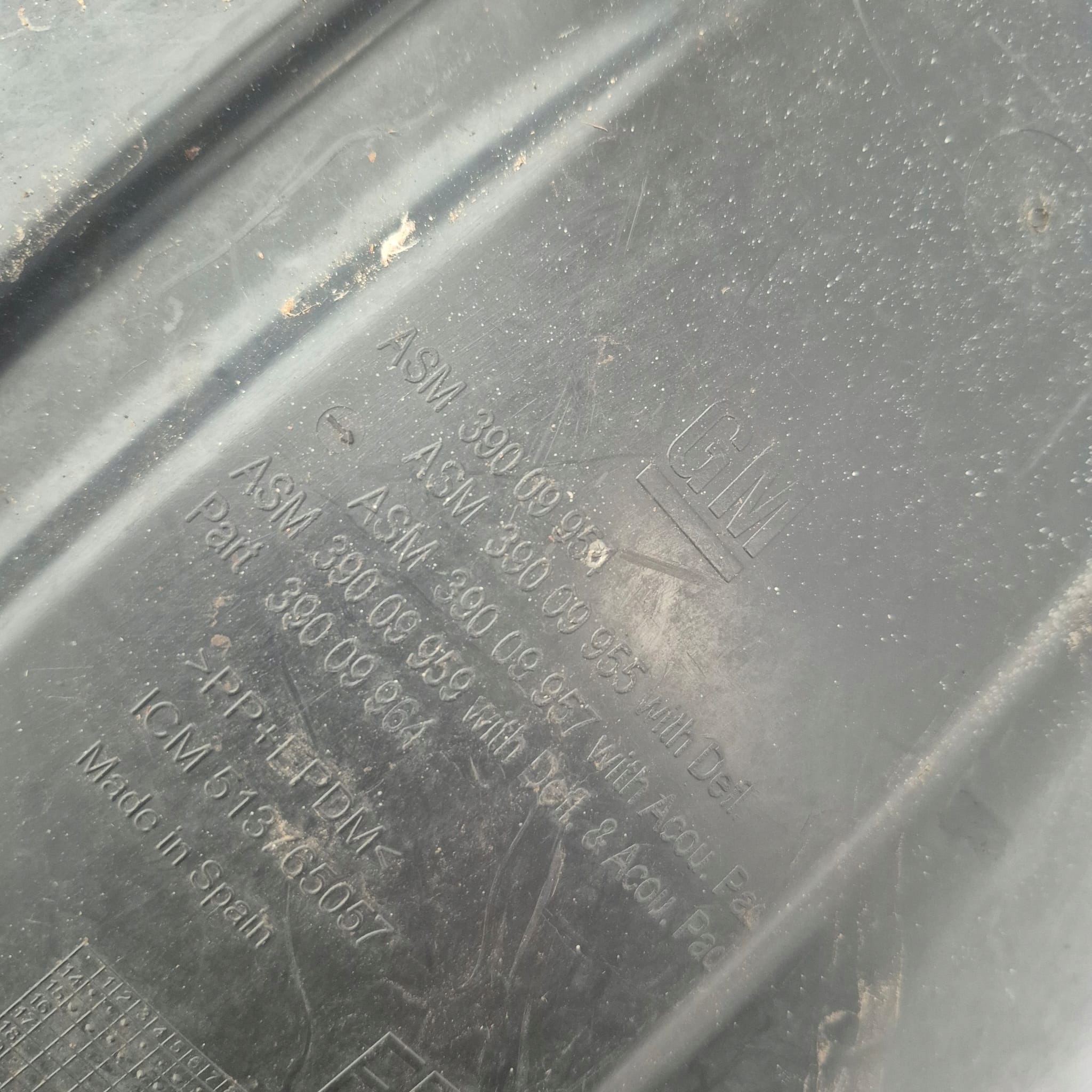 OPEL CORSA E 14-19 mudguard right front front