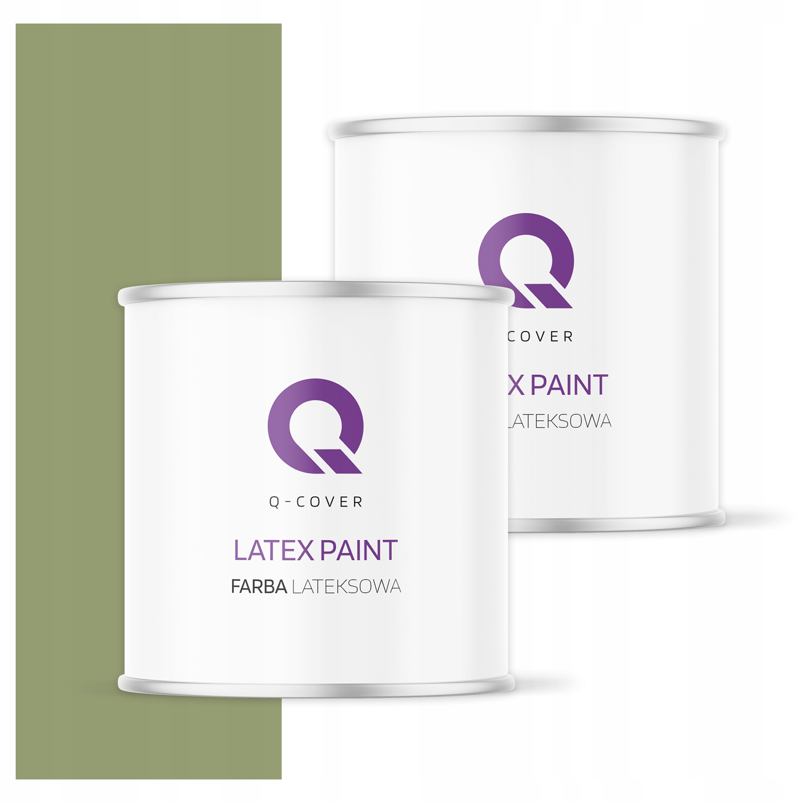 Interiérová latexová Barva na strop 2l, tmavě matná, Zeleň zelená