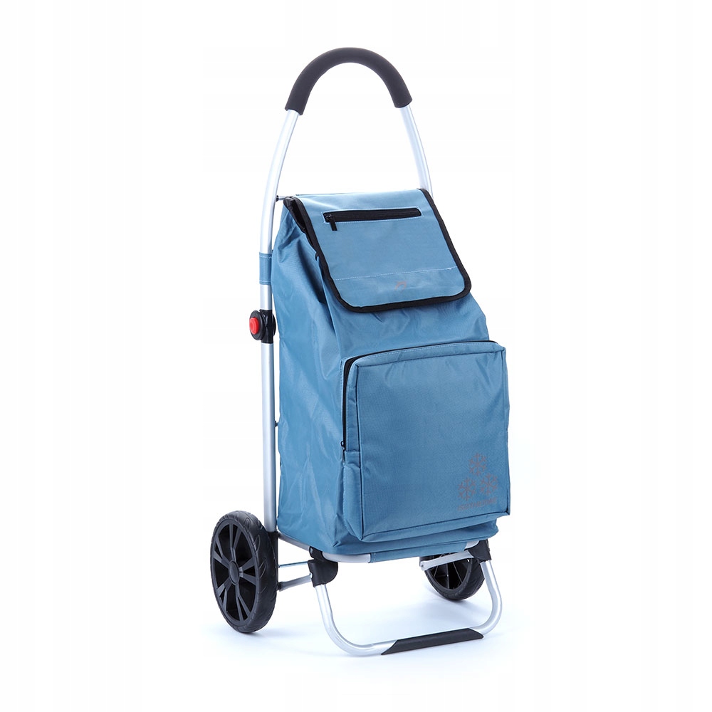 Wózek torba na zakupy na kółkach na łożyskach składany kieszeń termiczna 50