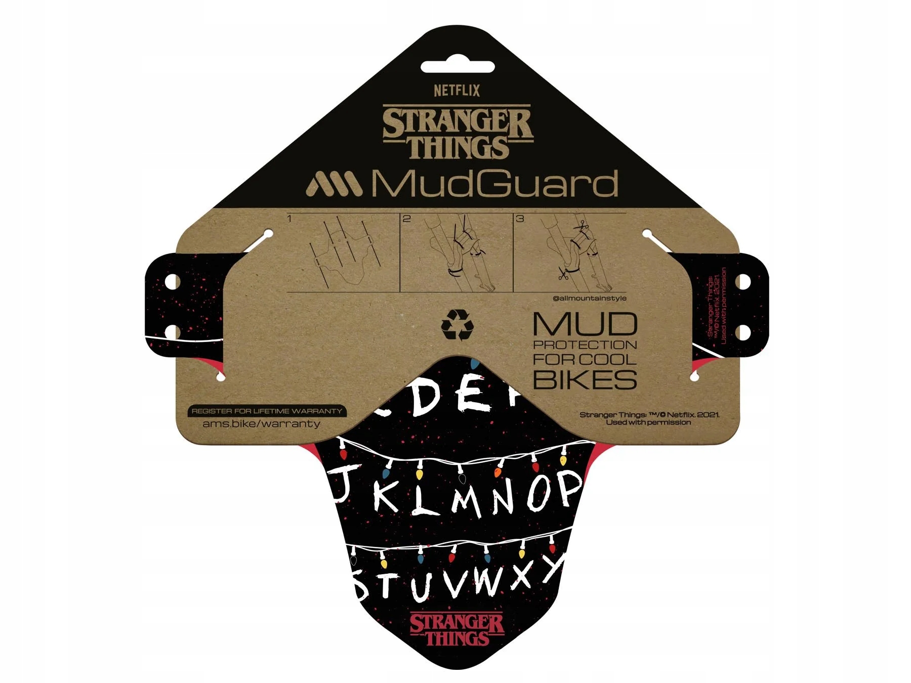 Przedni Błotnik Rowerowy 26 27.5 29 AMS - X Stranger Things Lightbulbs Kod producenta 20
