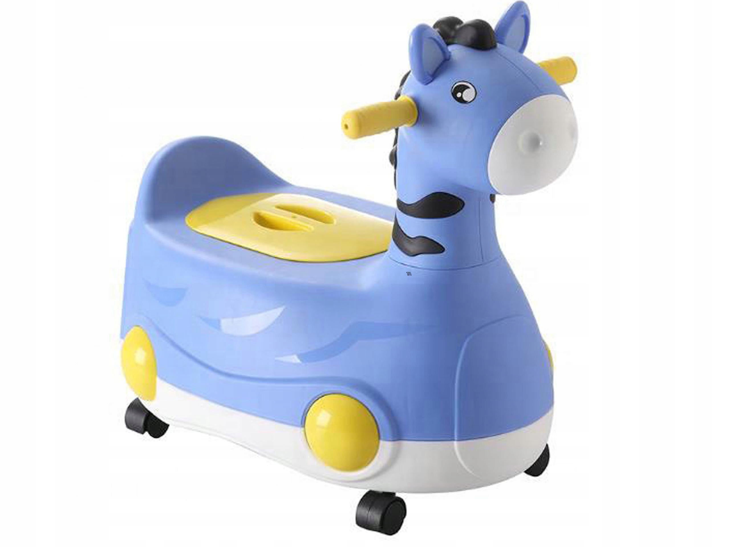 

Niebieski Jeździk Nocnik Pony Konik Pufa Koń 2W1