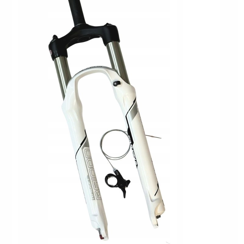 AMORTYZATOR SR SUNTOUR RAIDON XC R-LR 26" 255/0 MANETKA BIAŁY POŁYSK Stan opakowania oryginalne