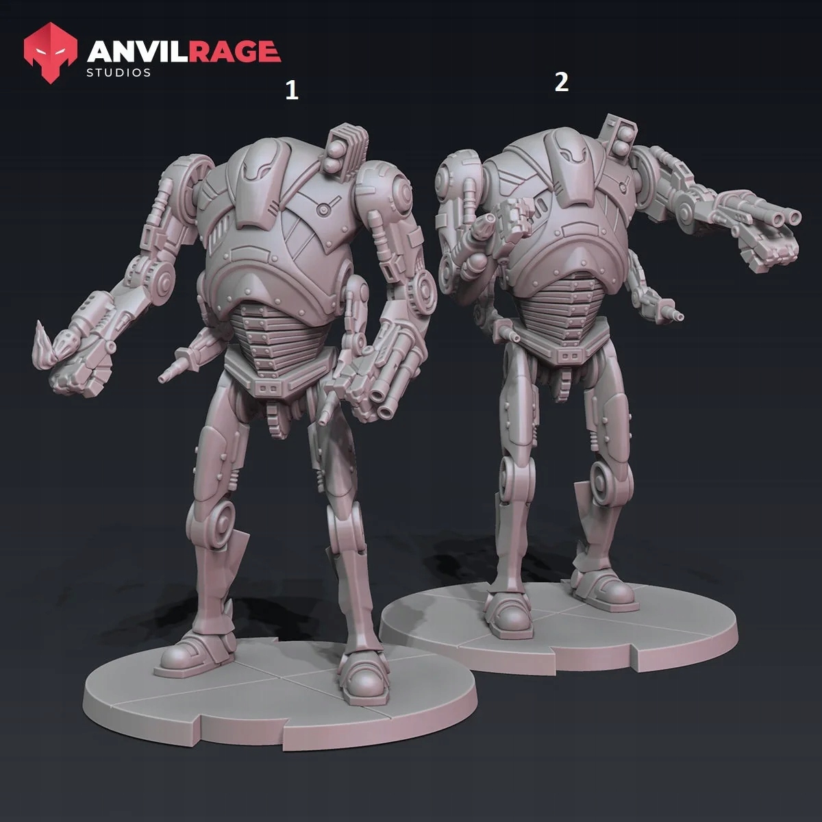 Ultra (BIG!) Battle Droids - modular kit model pasuje do gry StarWars Legio