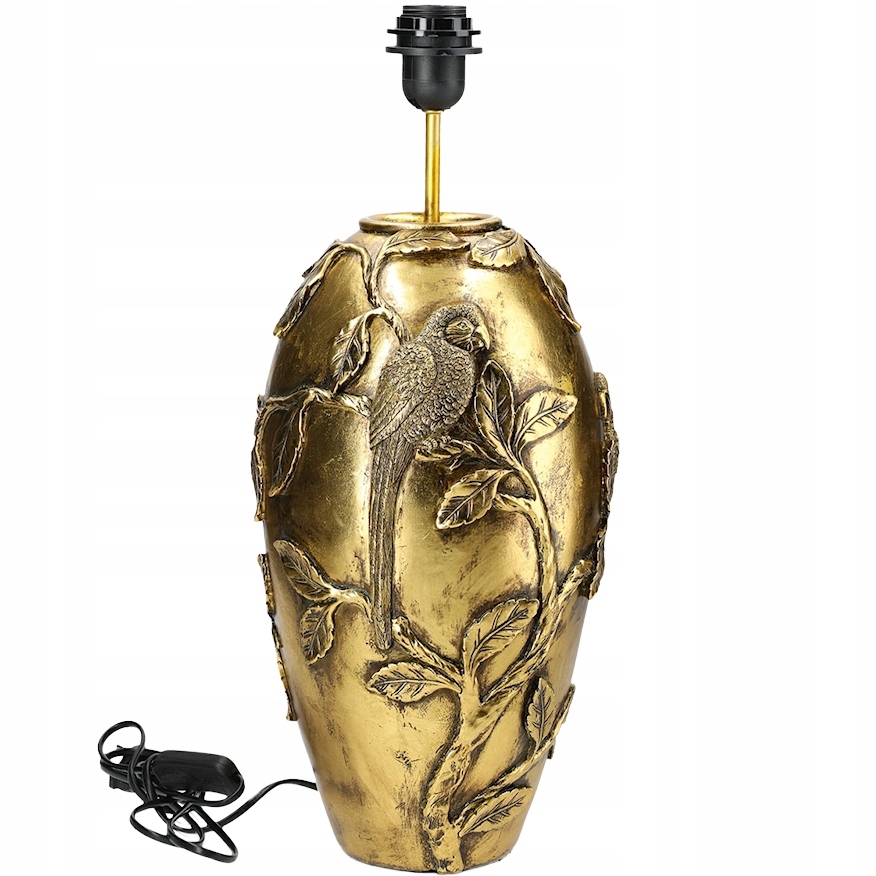 Stolová Nočná Lampa E27 Zlatá Retro Vták do obývačky a spálne