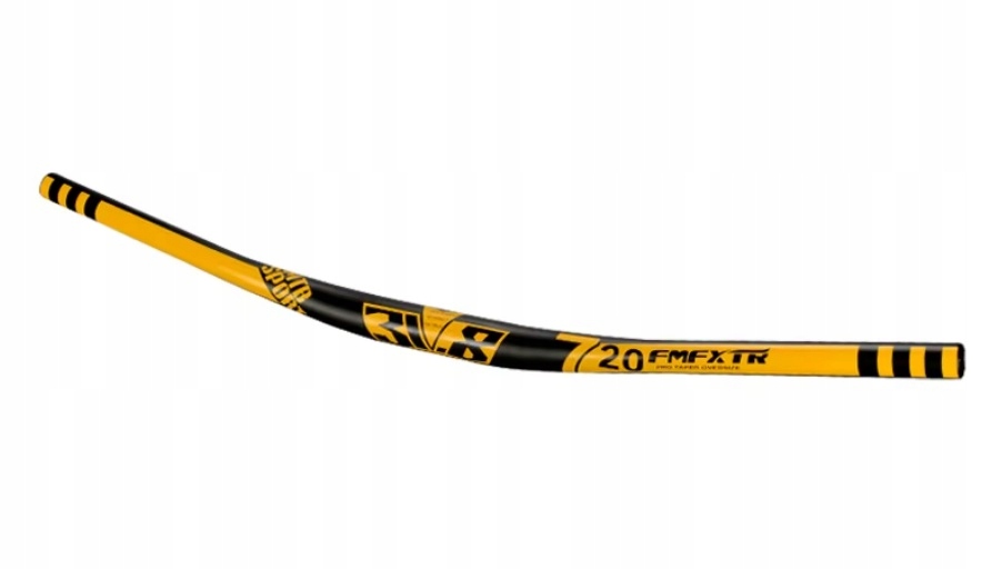 Kierownica rowerowa zjazdowa 720mm 31,8 mm Mtb Road żółta