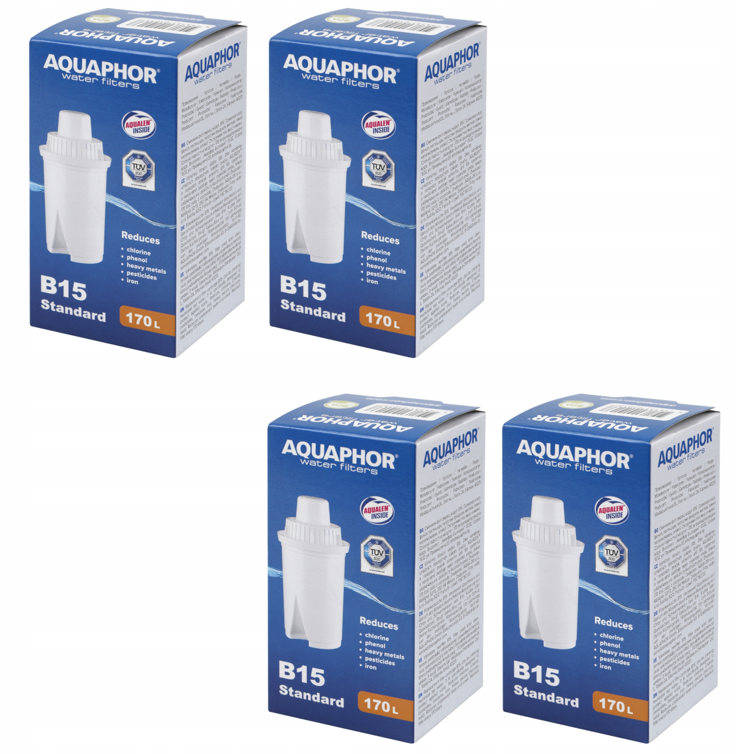 

Aquaphor Wkład filtrujący B15 Standard 4 szt.