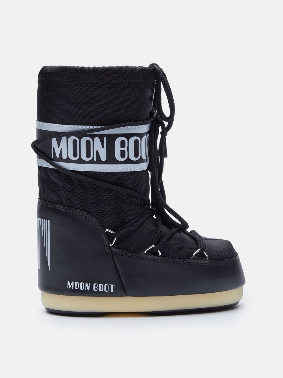 Moon Boot Śniegowce Dziecięce Icon Nylon Black 23/26