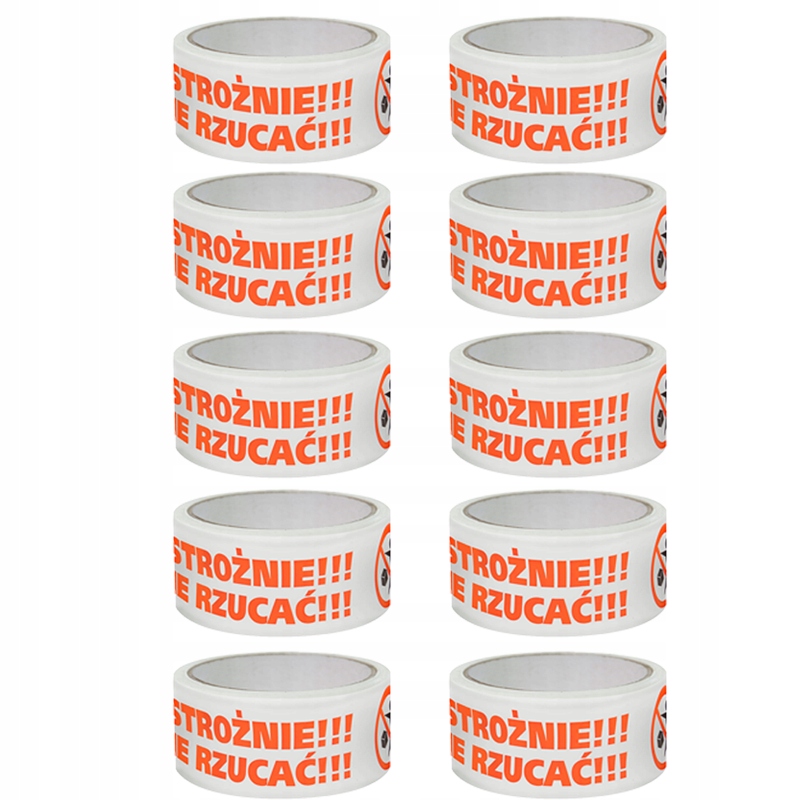 

Taśma Pakowa Klejąca Ostrzegawcza Nie Rzucać!