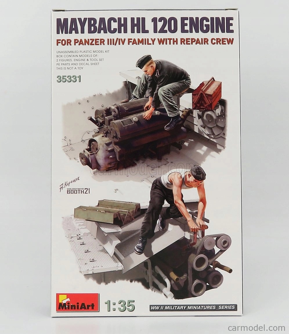 Miniart Accessories Maybach Motore Engine Hl120 1:35