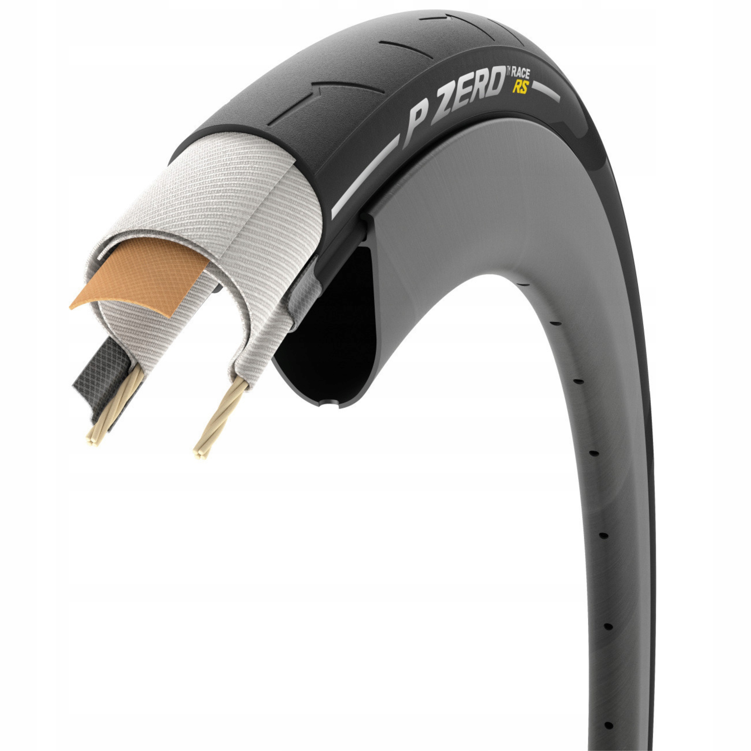 Opona rowerowa szosowa Pirelli P Zero Race Rs 700x28c zwijana czarna 230 g