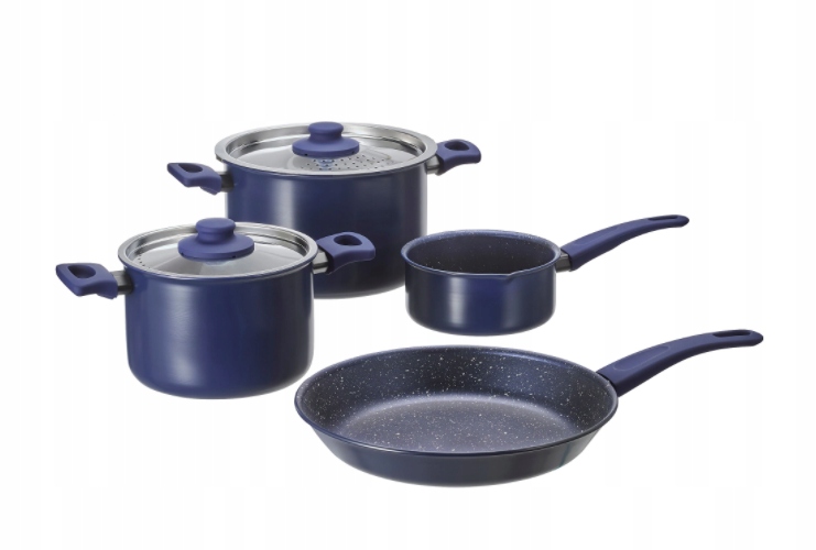 

Ikea Hemlagad Zestaw 4 Sztuk Garnków Niebieski