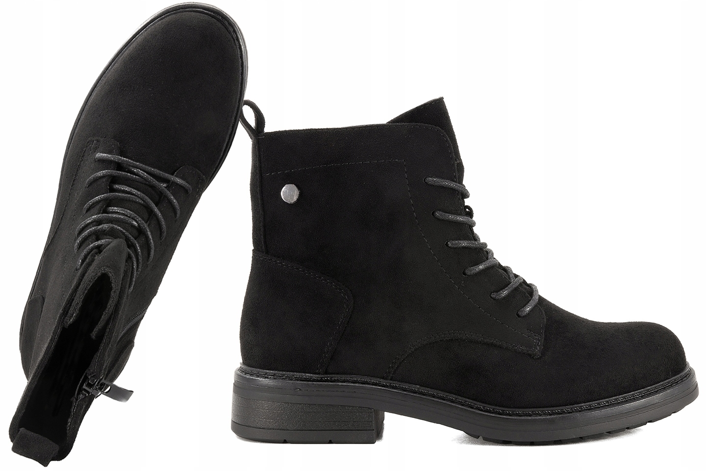 Sergio Leone BT590 Zimní Boty Dámské Kotníkové Boty Kozačky Mikrovlákno 39 Ča