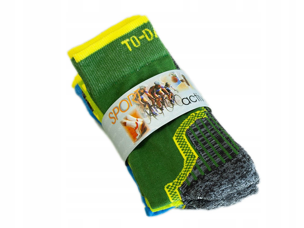 5x Polskie skarpety GÓRSKIE TREKINGOWE termoaktywne Materiał dominujący bawełna