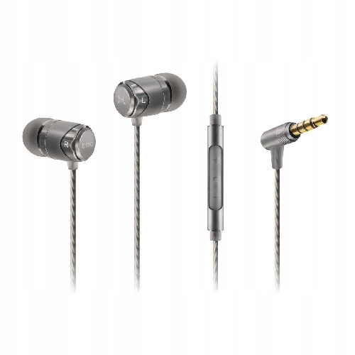 SoundMAGIC E11C gun metal Słuchawki dokanałowe z pilotem i mikrofonem