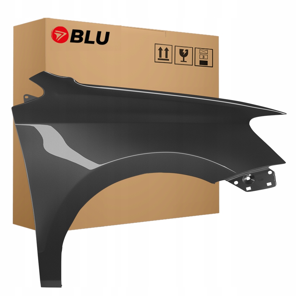 Blu Blatník Vw Polo 6R V 5 LD7R pravý šedý 09-17 přední PepperGrey