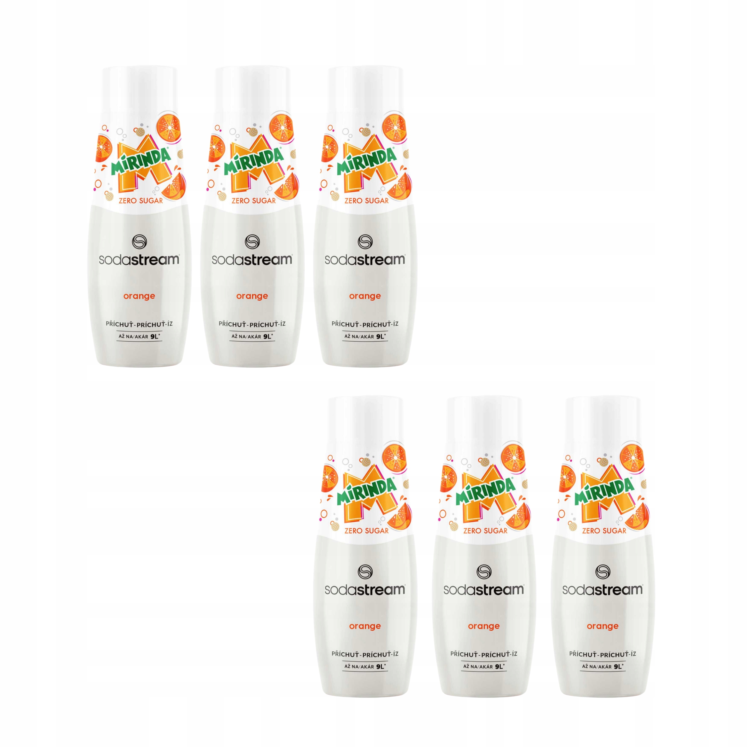 Sirup koncentrát šťáva Sodastream Mirinda Zero do saturátoru Bez Cukru