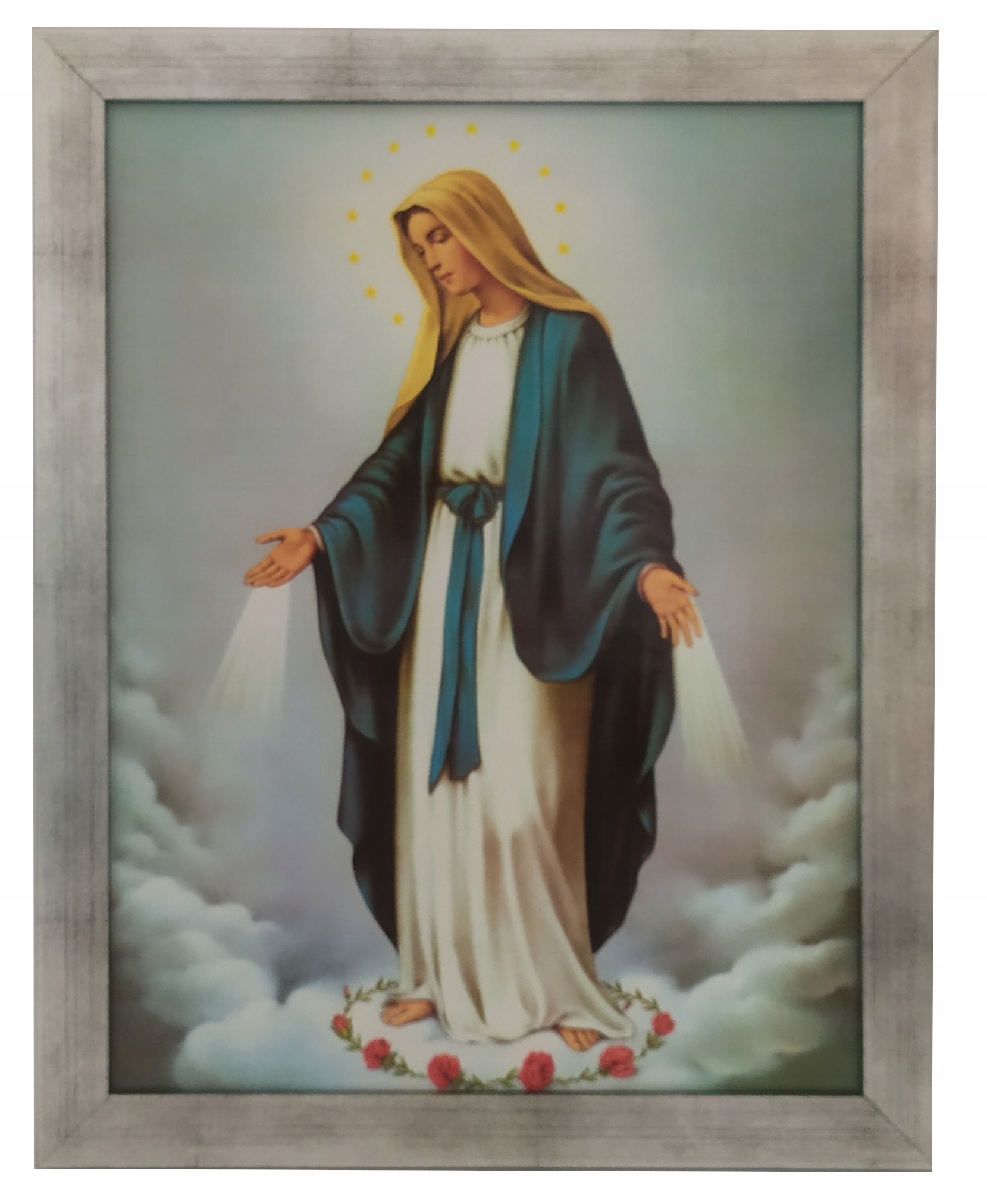 

Św. Obrazy Matki Boskiej Niepokalanej Srebrna Rama