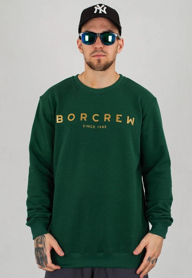 Mikina Bor Kancelář ochrany Rapu Borcrew tmavě zelená L
