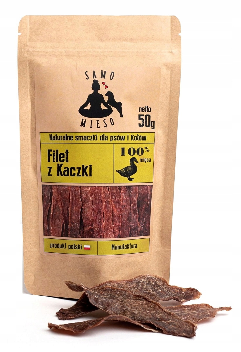 SAMO MIĘSO NATURALNE PRZYSMAKI 100% FILET Z KACZKI