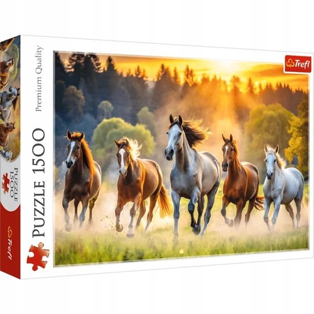 Puzzle 1500 Dzikie konie