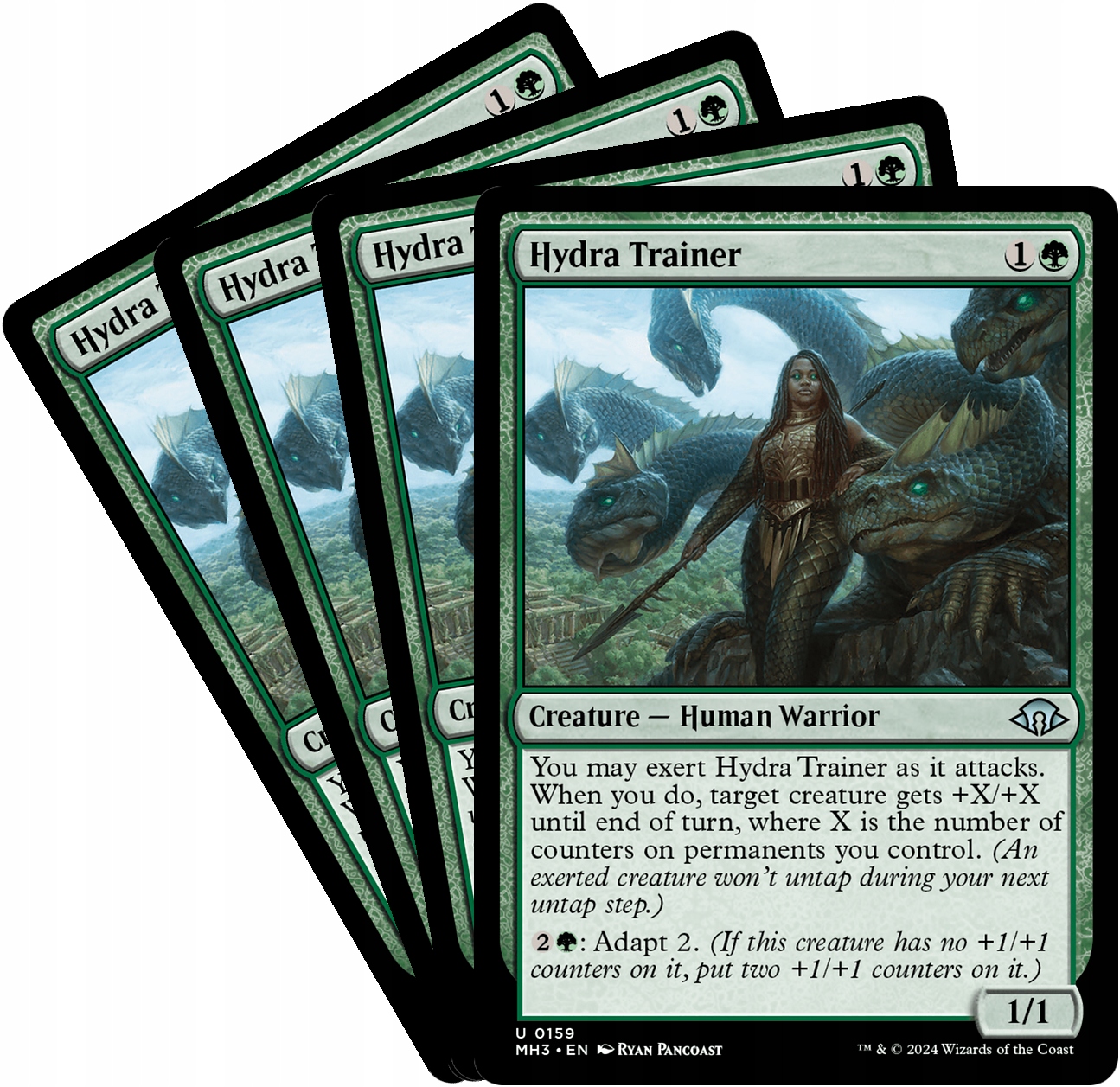 [mtg] Playset: 4x Hydra Trainer (MH3)